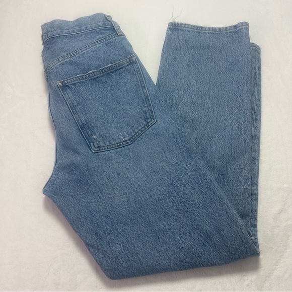 Agolde Classic Blue Denim Jeans - Picture 1 of 8